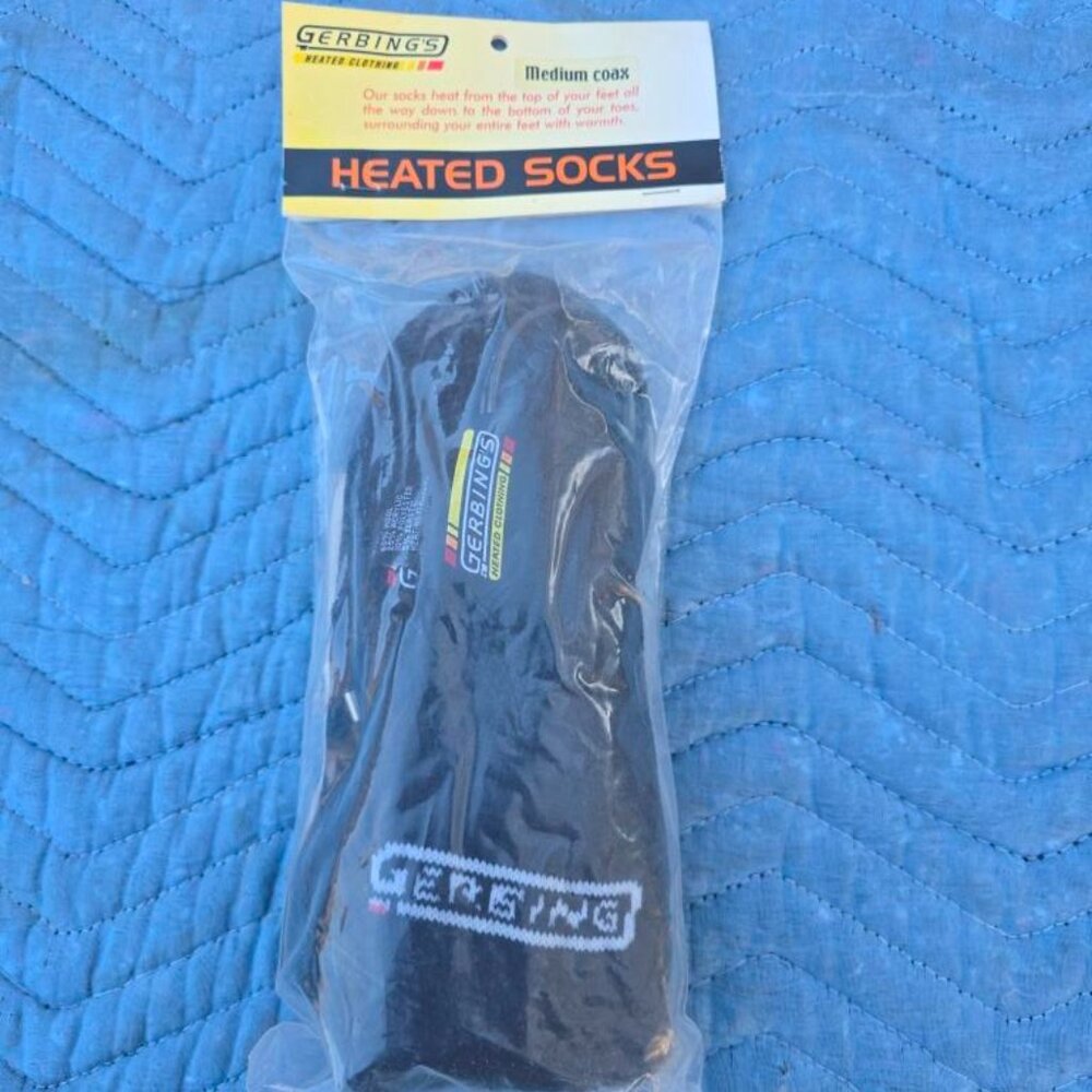 Gerbings 12v Heated Socks - Medium - Coax - New in Package